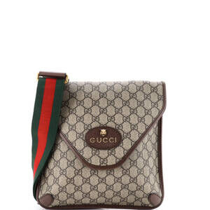 Gucci Medium Neo Vintage Envelope Messenger GG Coated Canvas